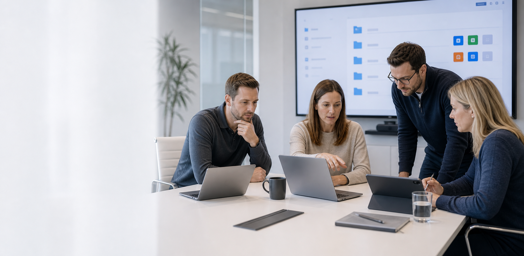 Microsoft 365 collaboration across devices.